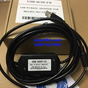 Cáp lập trình PLC Mitsubishi USB SC-09 dòng FX