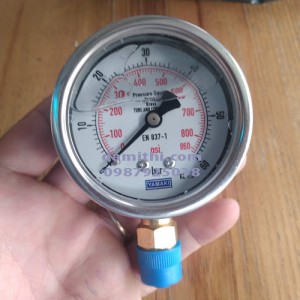Đồng hồ đo áp suất Yamaki dải đo 0-60bar D63mm